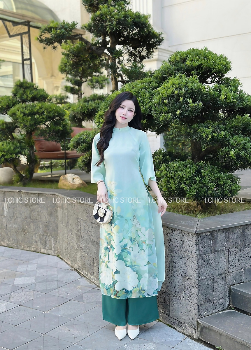 Áo Dài Ngọc Thảo Xanh